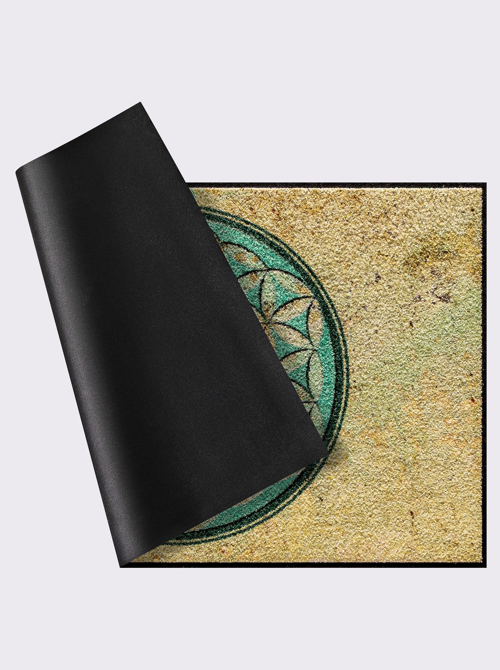 Salonloewe Voetmat - ecru/mint