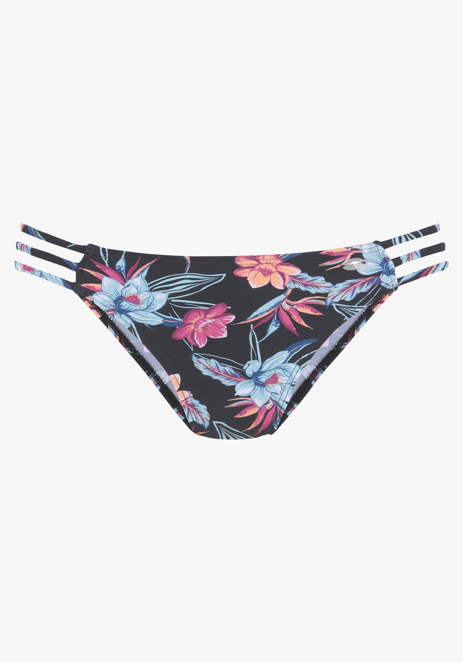 KangaROOS Bikini-Hose - schwarz-bedruckt