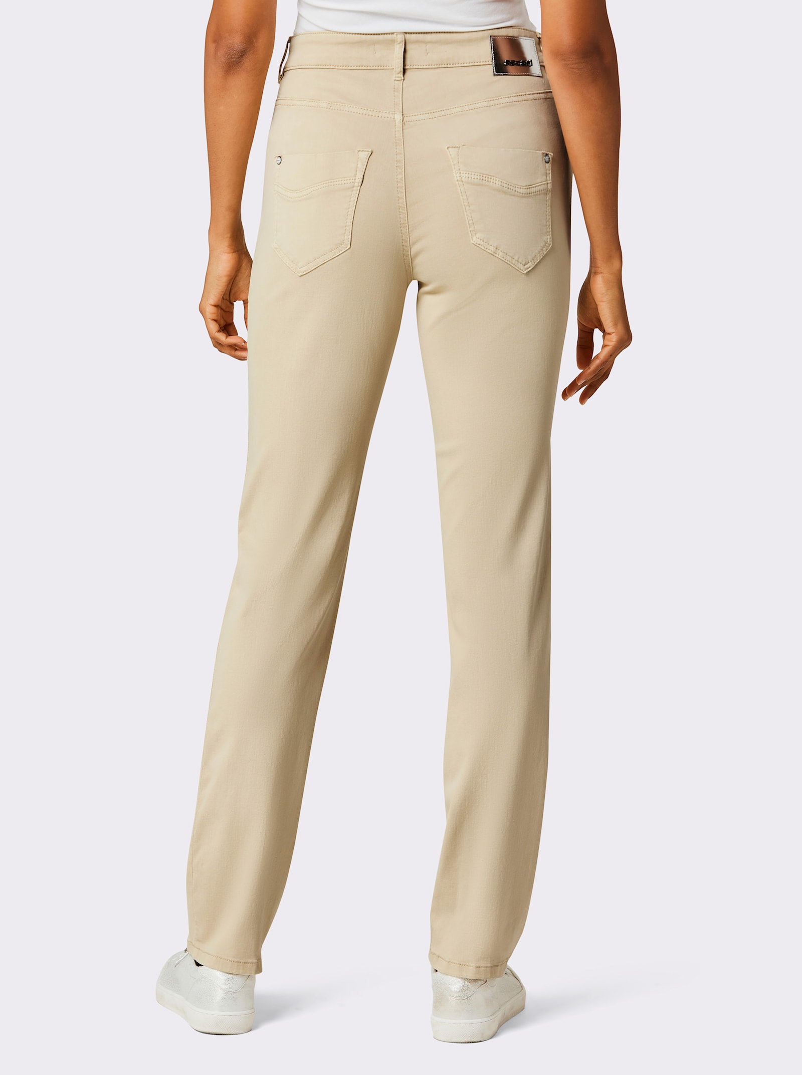 Ascari Jean 5 poches avec surface douce - sable