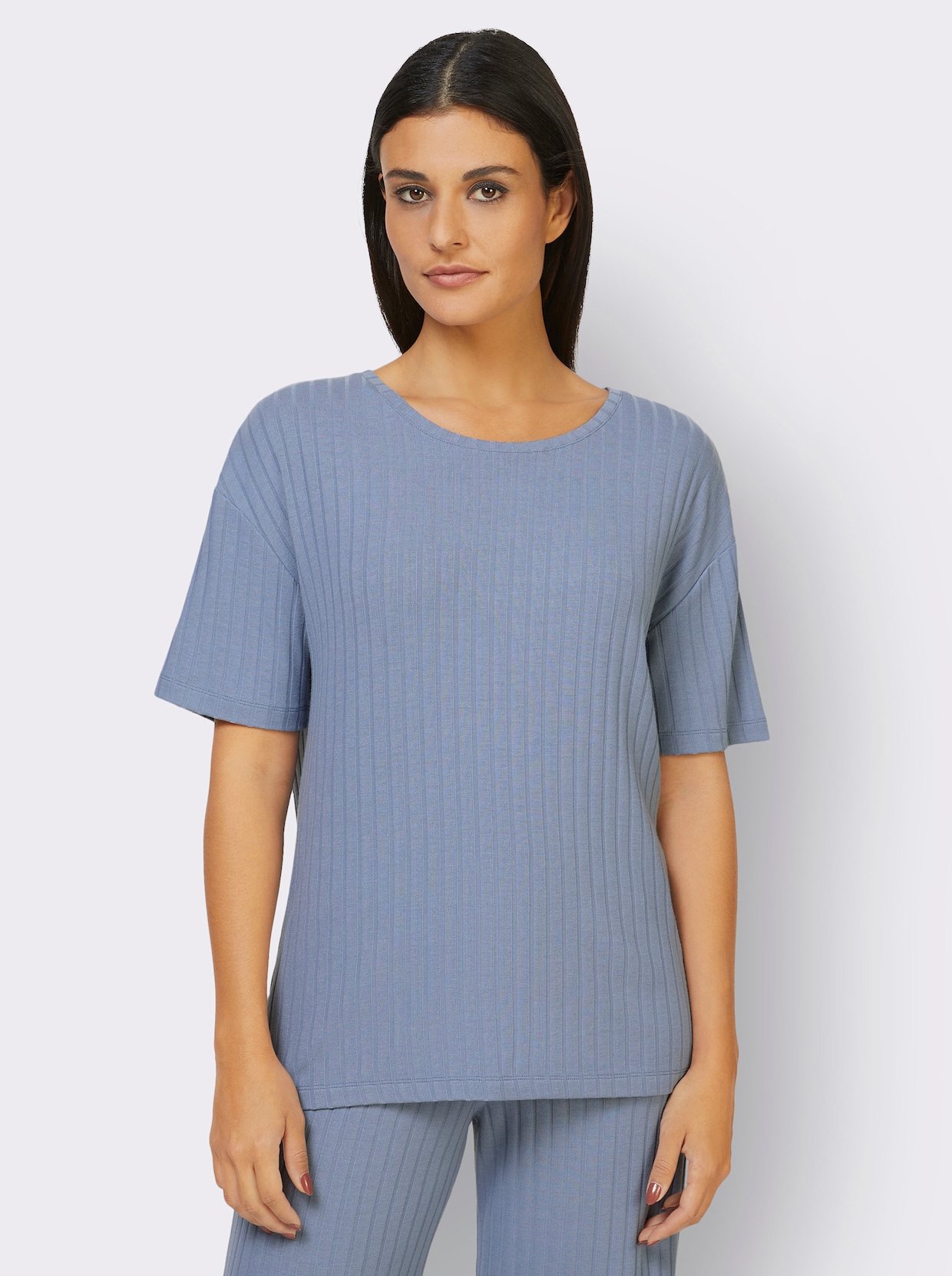 feel good T-shirt - bleu tourterelle