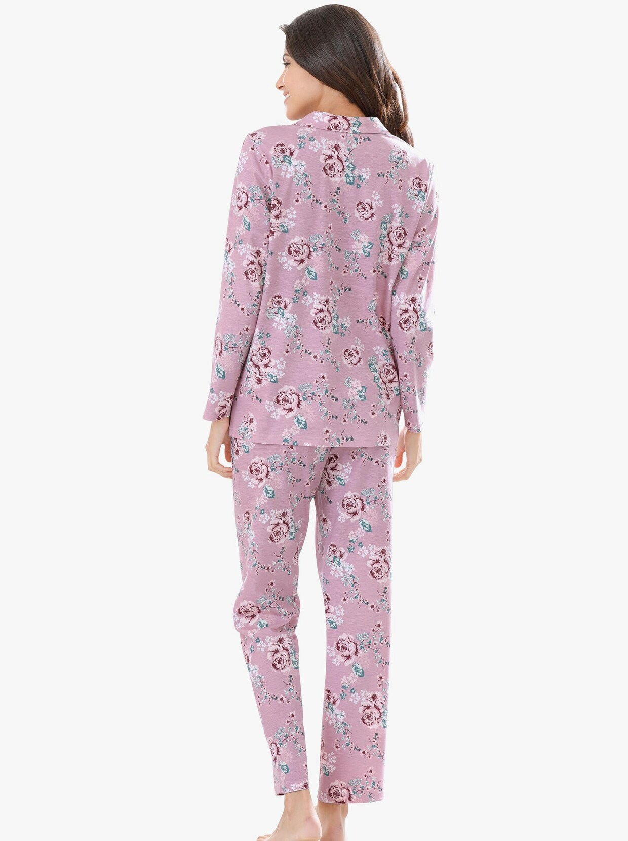 Pyjama - mauve gedessineerd