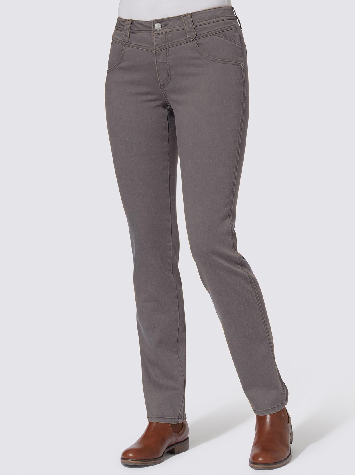 Jeans - anthrazit