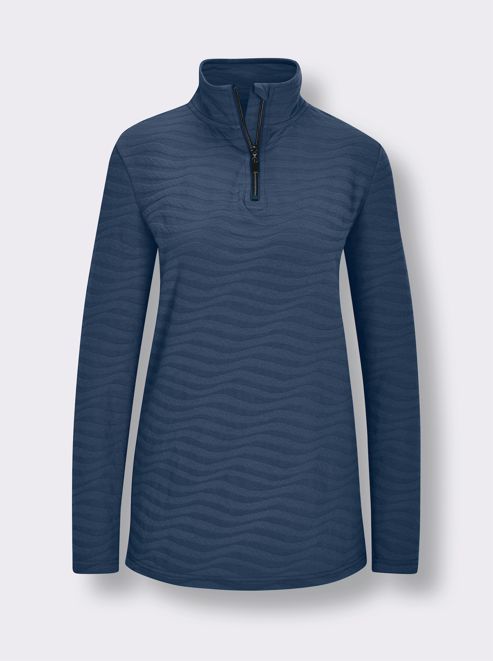 Catamaran Sports Sweatshirt in Struktur-Qualität - dunkelblau