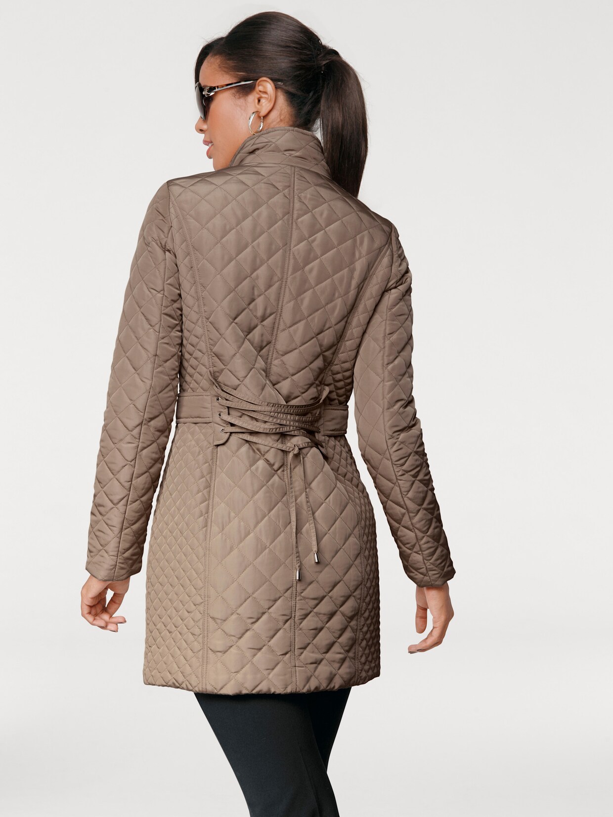 heine Steppjacke - dunkeltaupe