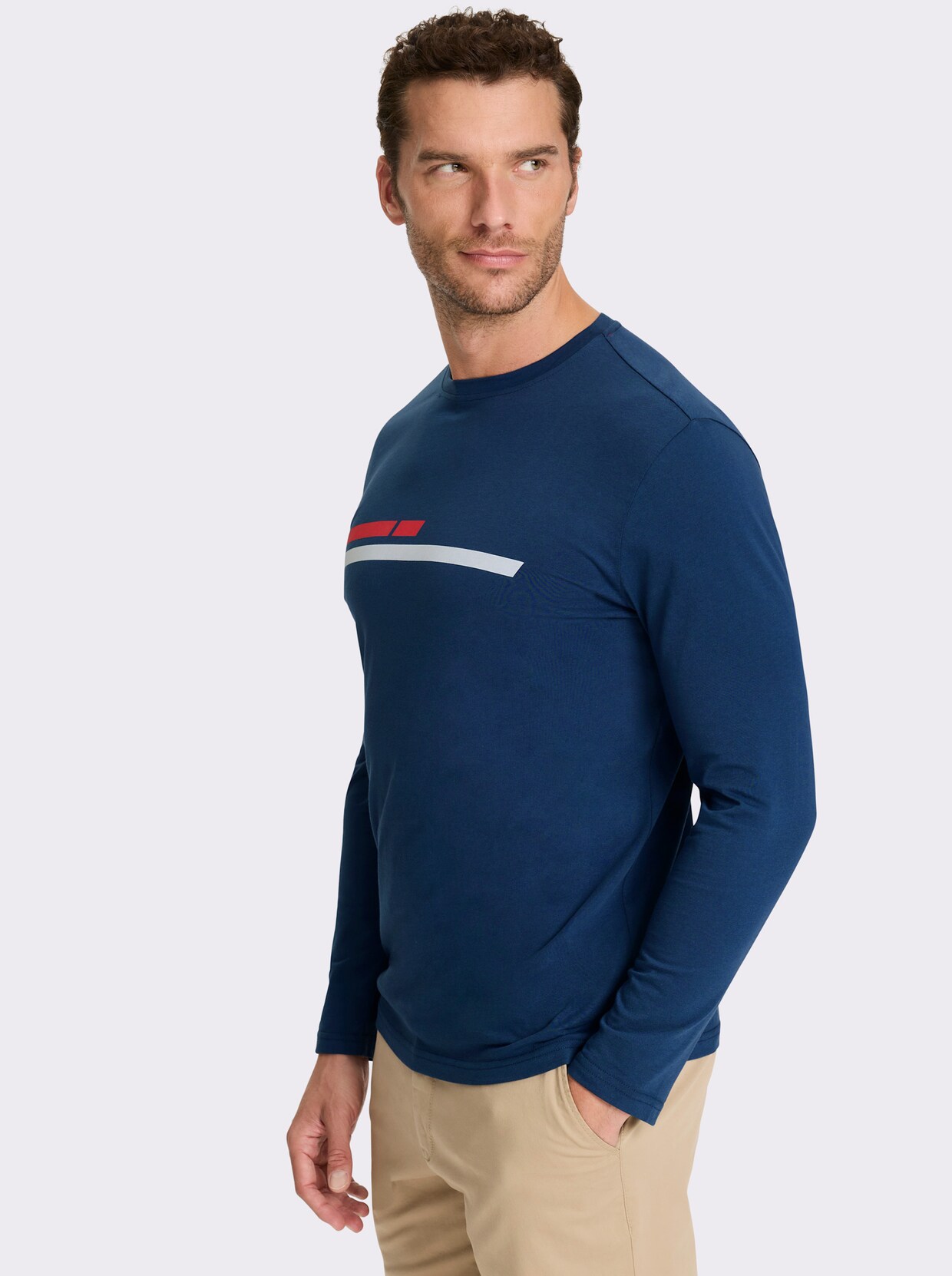 Catamaran Langarmshirt - dunkelblau