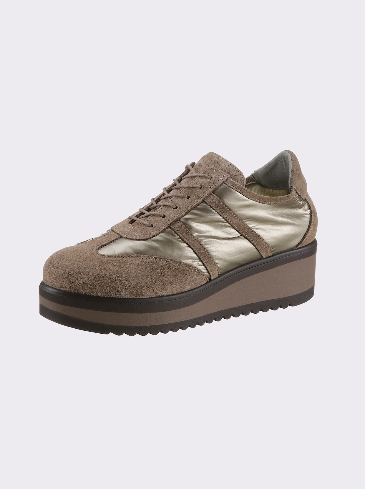 heine Chaussures à lacets - taupe