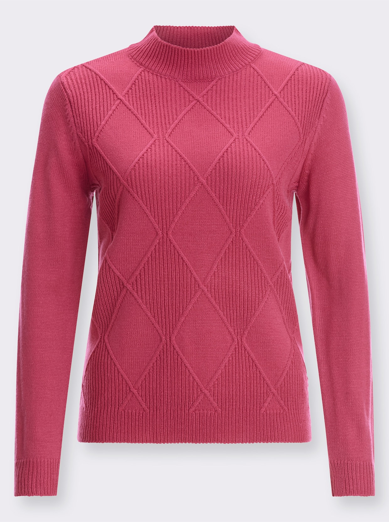 Stehkragenpullover - fuchsia
