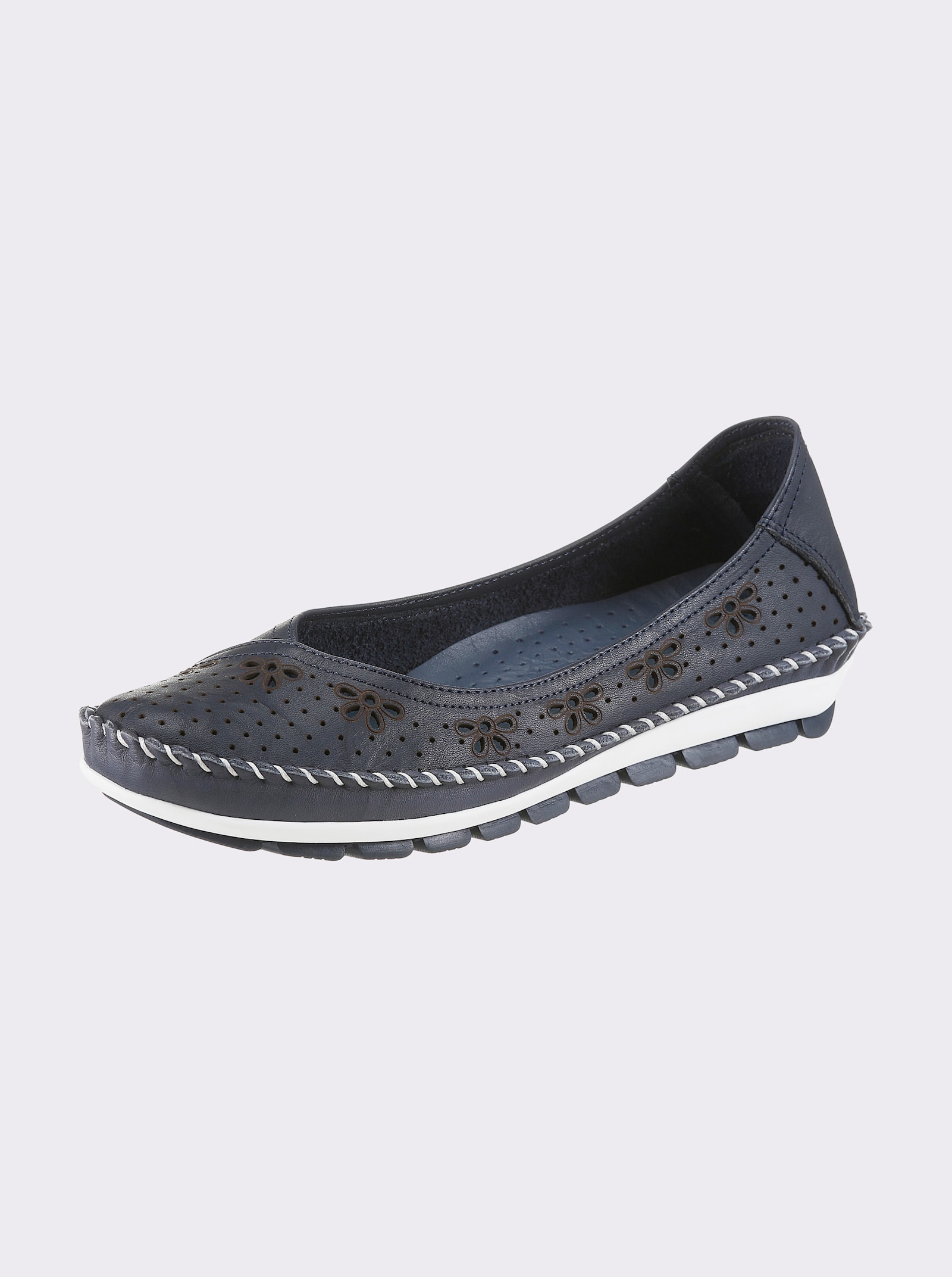 Gemini Slipper mit Polsterung - marine