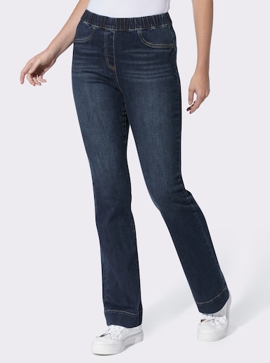 heine Schlupfjeans in Bootcut-Form - dark blue