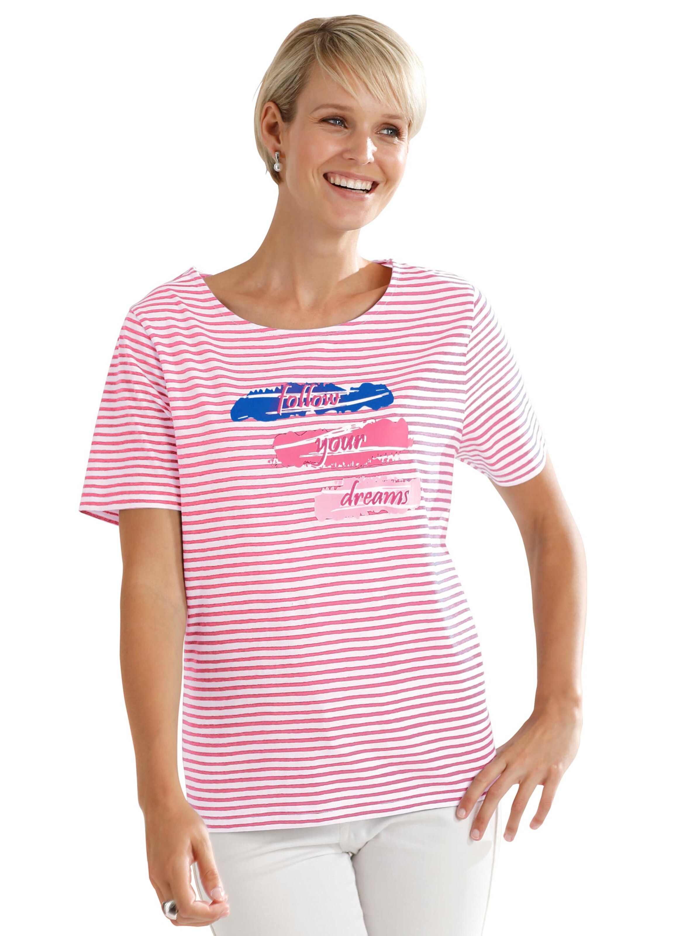 Shirt - koralle-geringelt