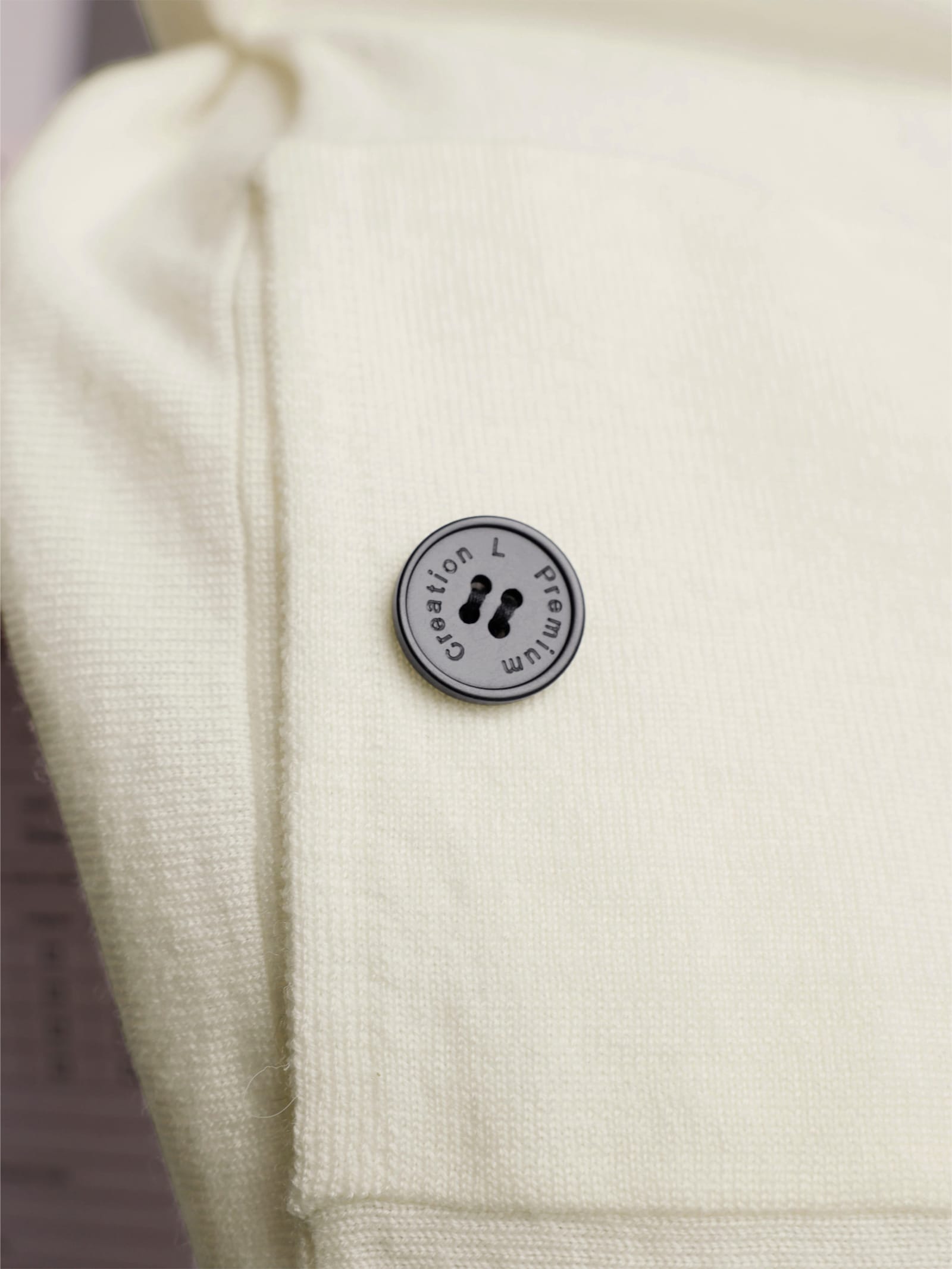 CREATION L PREMIUM Twin-Set - ecru-schwarz