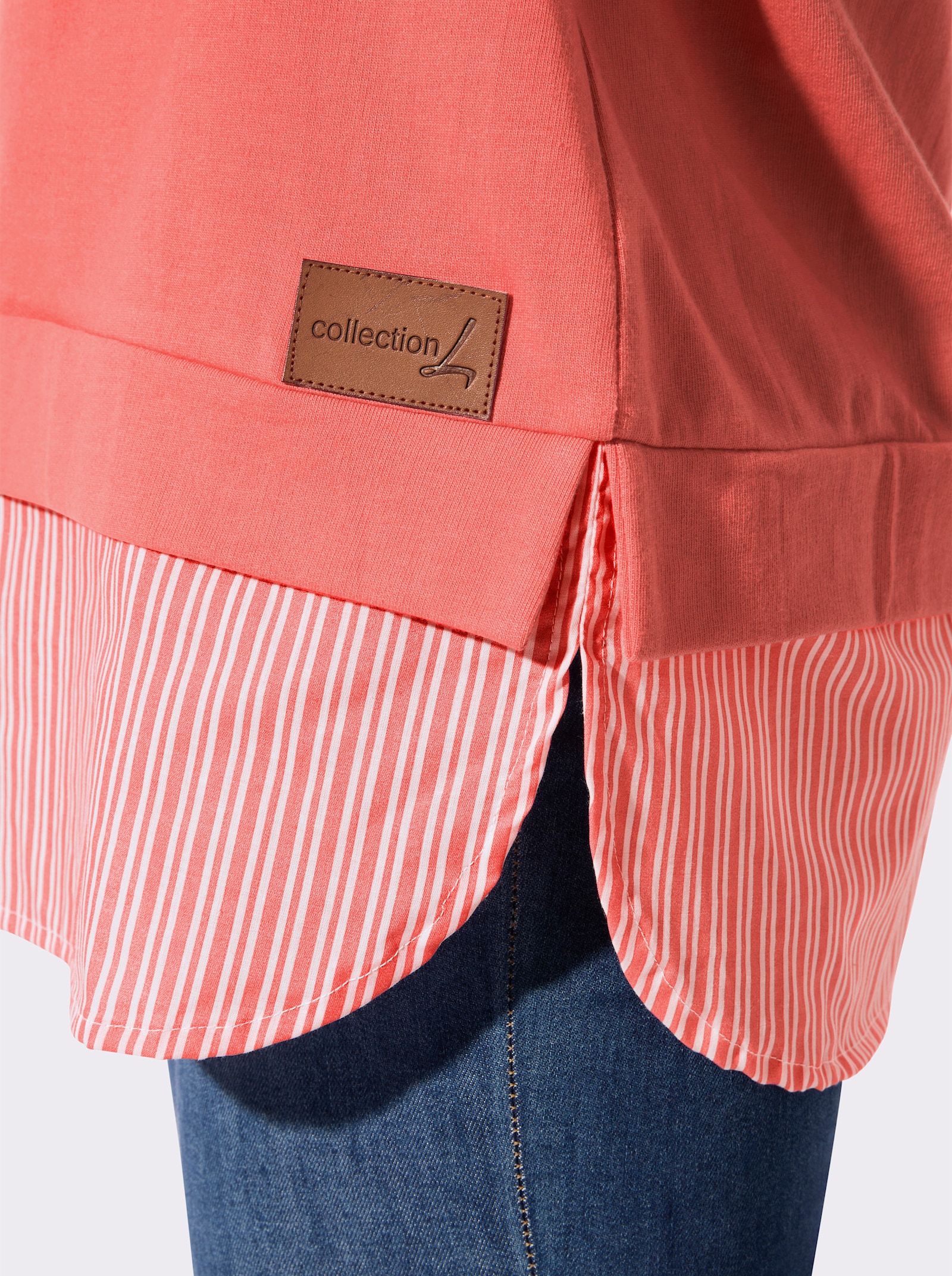 Kapuzensweatshirt - koralle