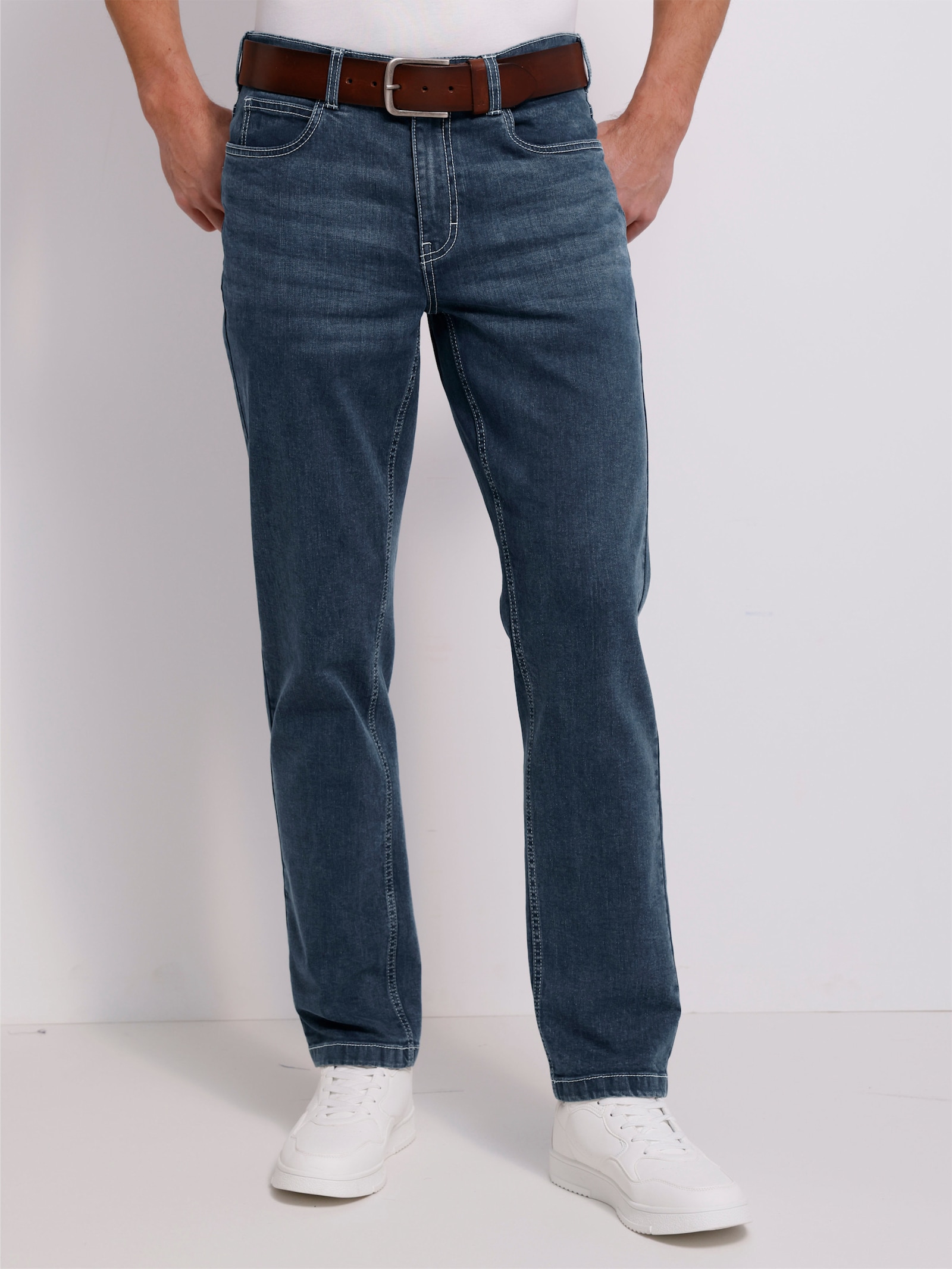 5-Pocket-Jeans mit spezieller Waschung - dark blue
