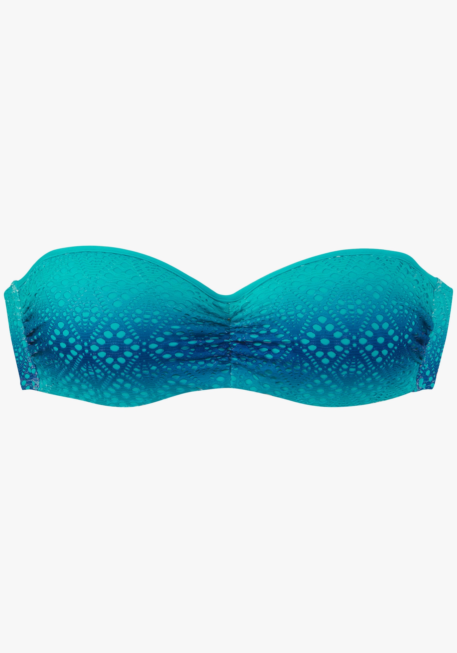 Buffalo Bügel-Bandeau-Bikini - blau-türkis