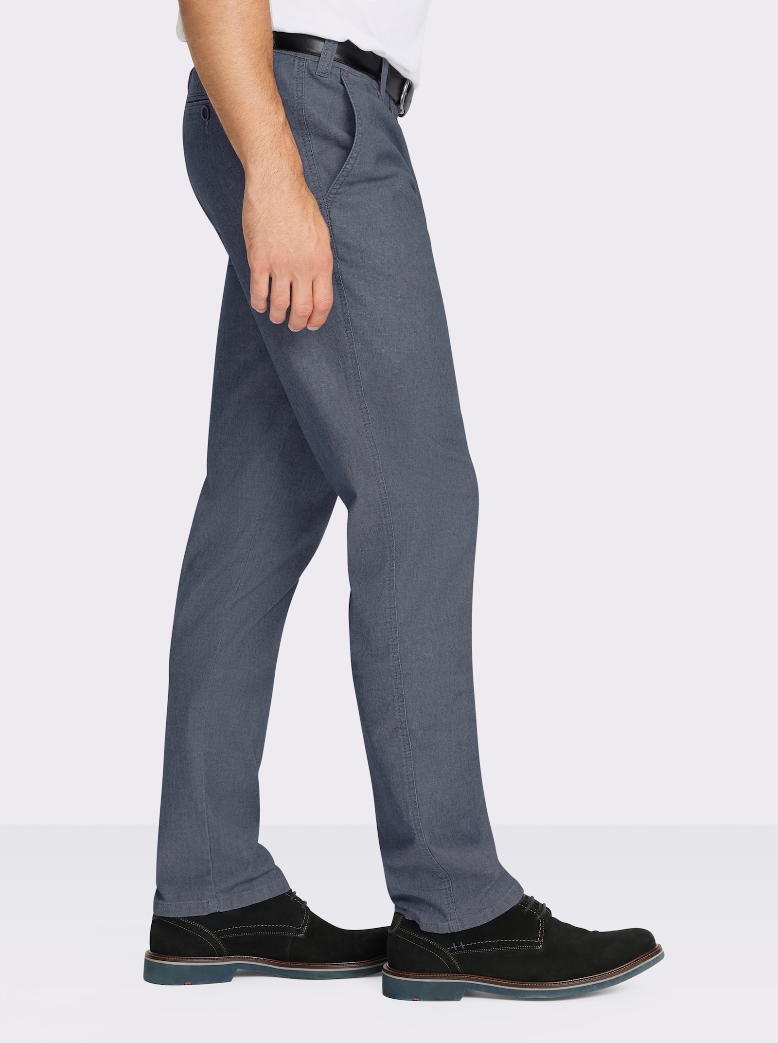 Brühl Jeans van licht denim - donkerblauw gemêleerd