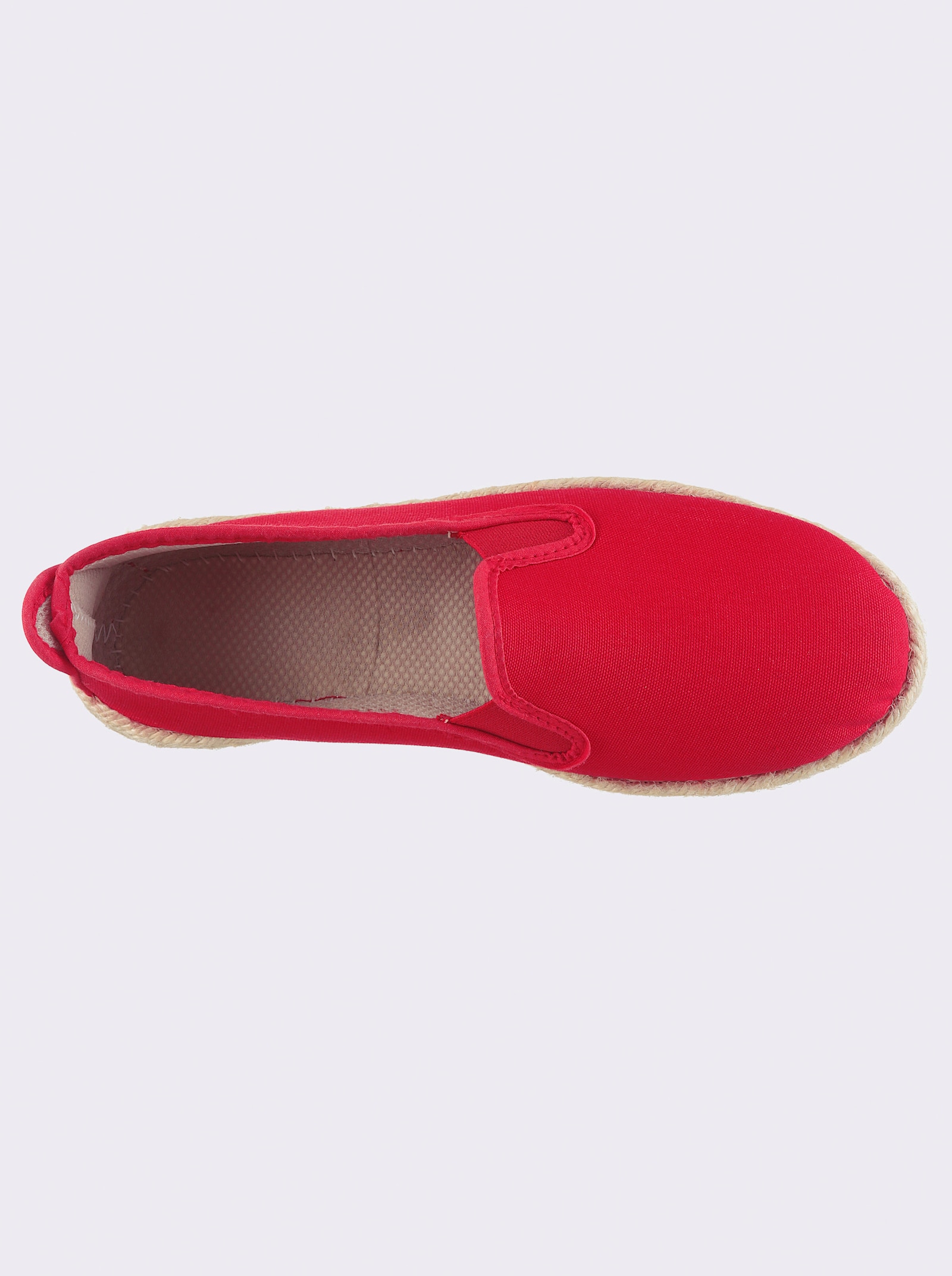 Slipper aus Textil, Weite F - rot