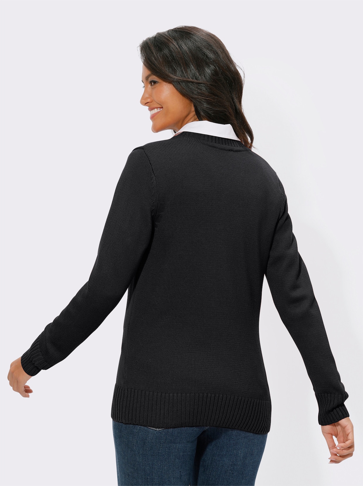 veste en tricot - noir