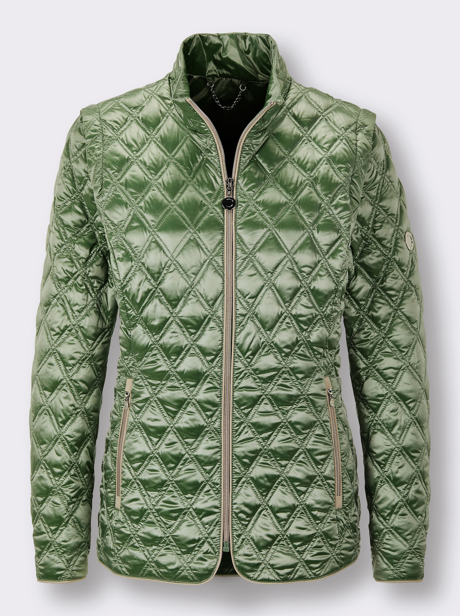 CREATION L PREMIUM Veste légère en duvet, 2 façons de la porter - eucalyptus