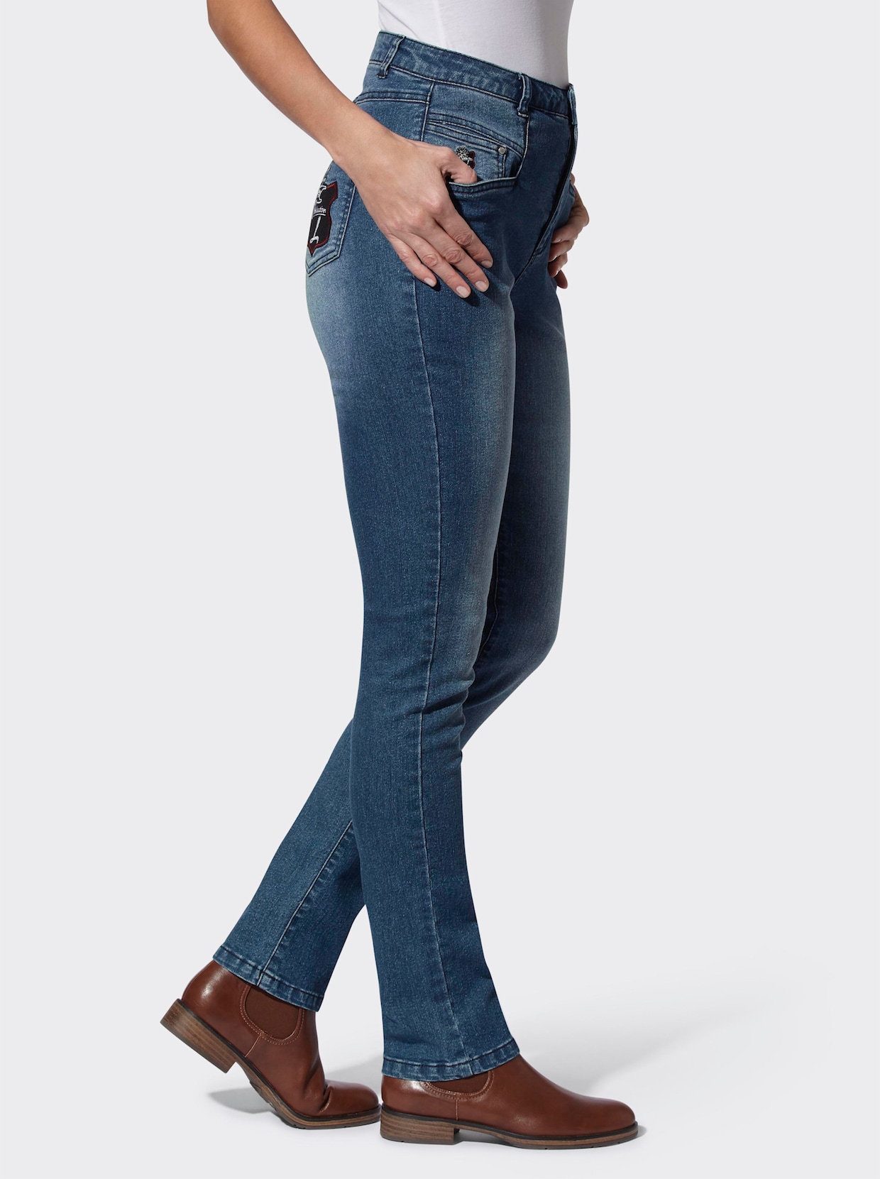 Jeans - blue-stone-washed