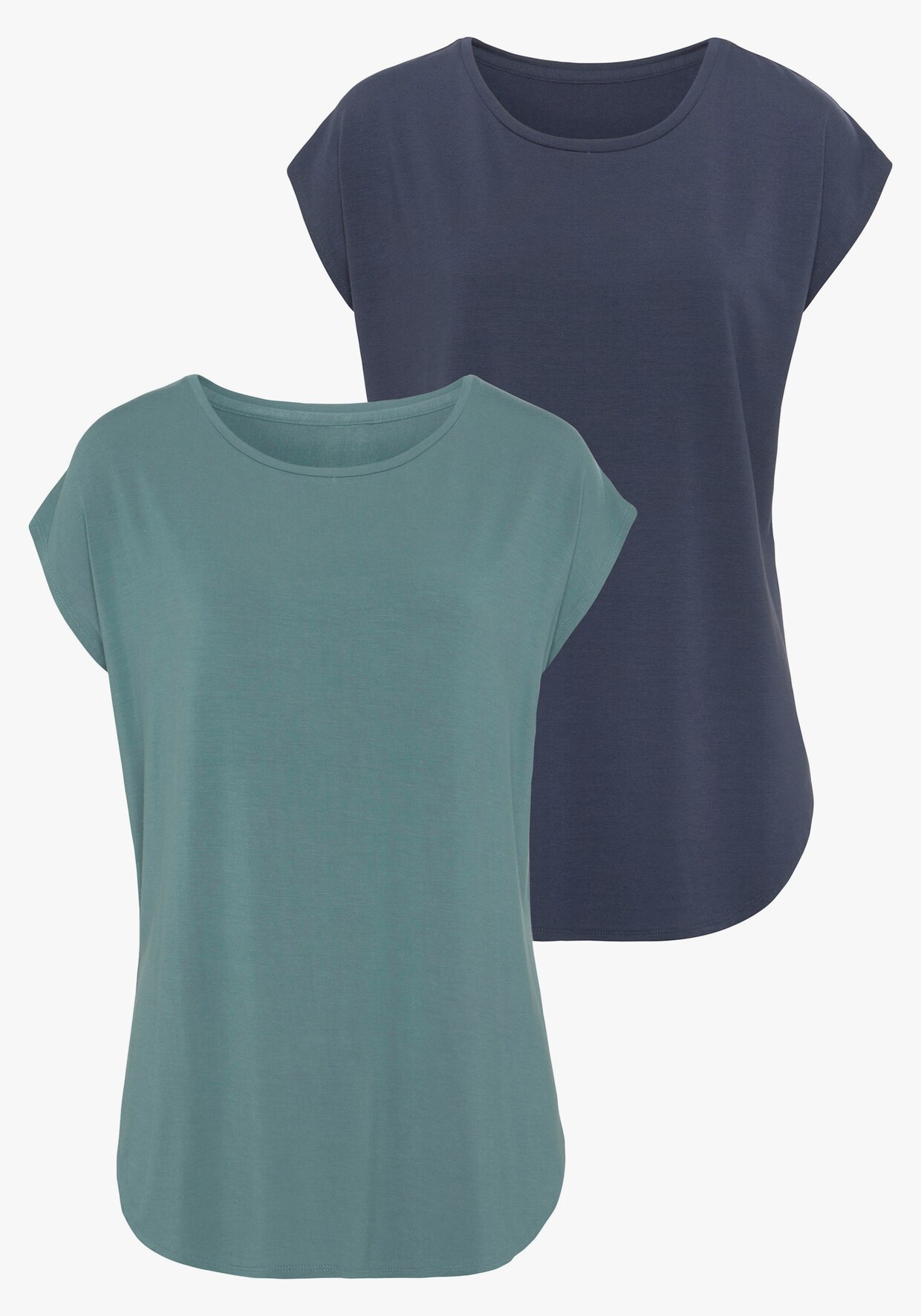 LASCANA Lang shirt - mint, navy