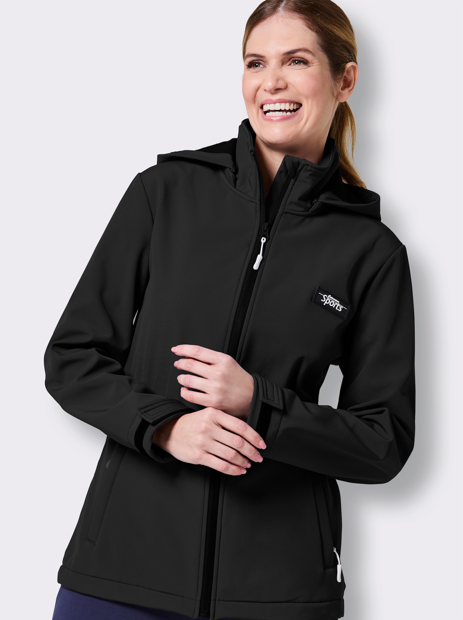 Catamaran Sports Funktionsjacke mit Fleece-Innenseite - schwarz