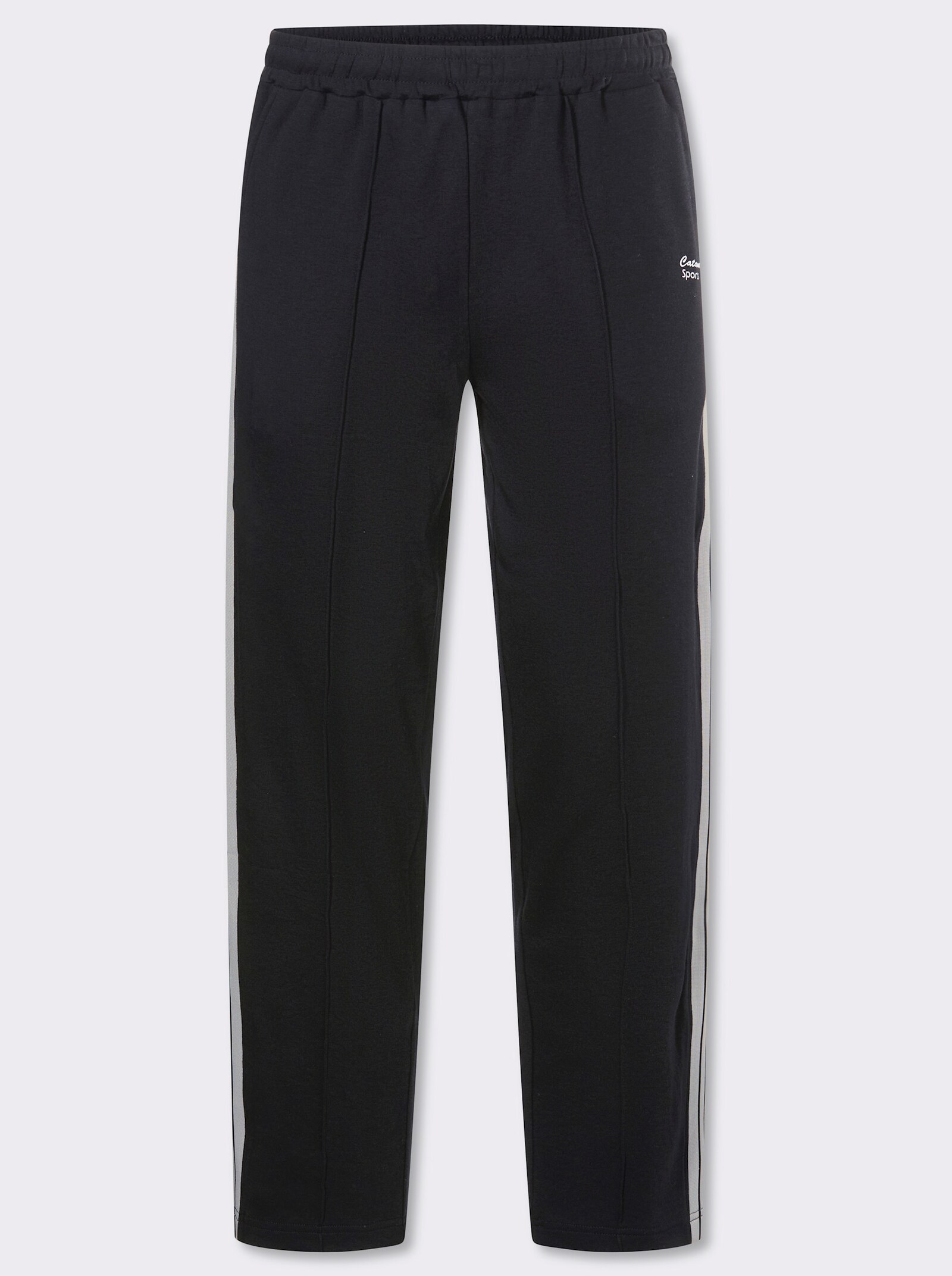 Catamaran Sports Freizeithose mit Biesen vorne - schwarz