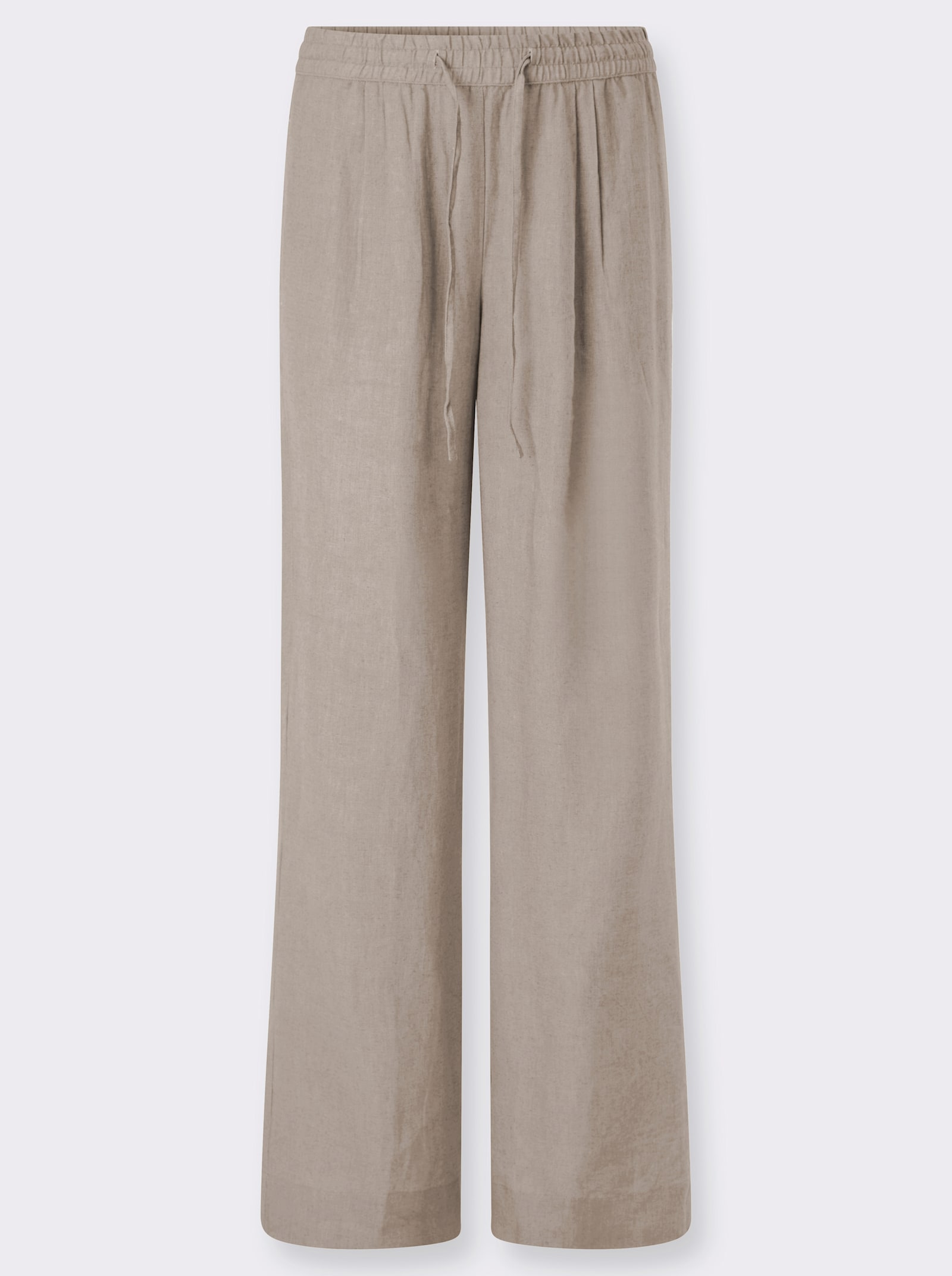 heine Hose mit Bundfalten - sesam