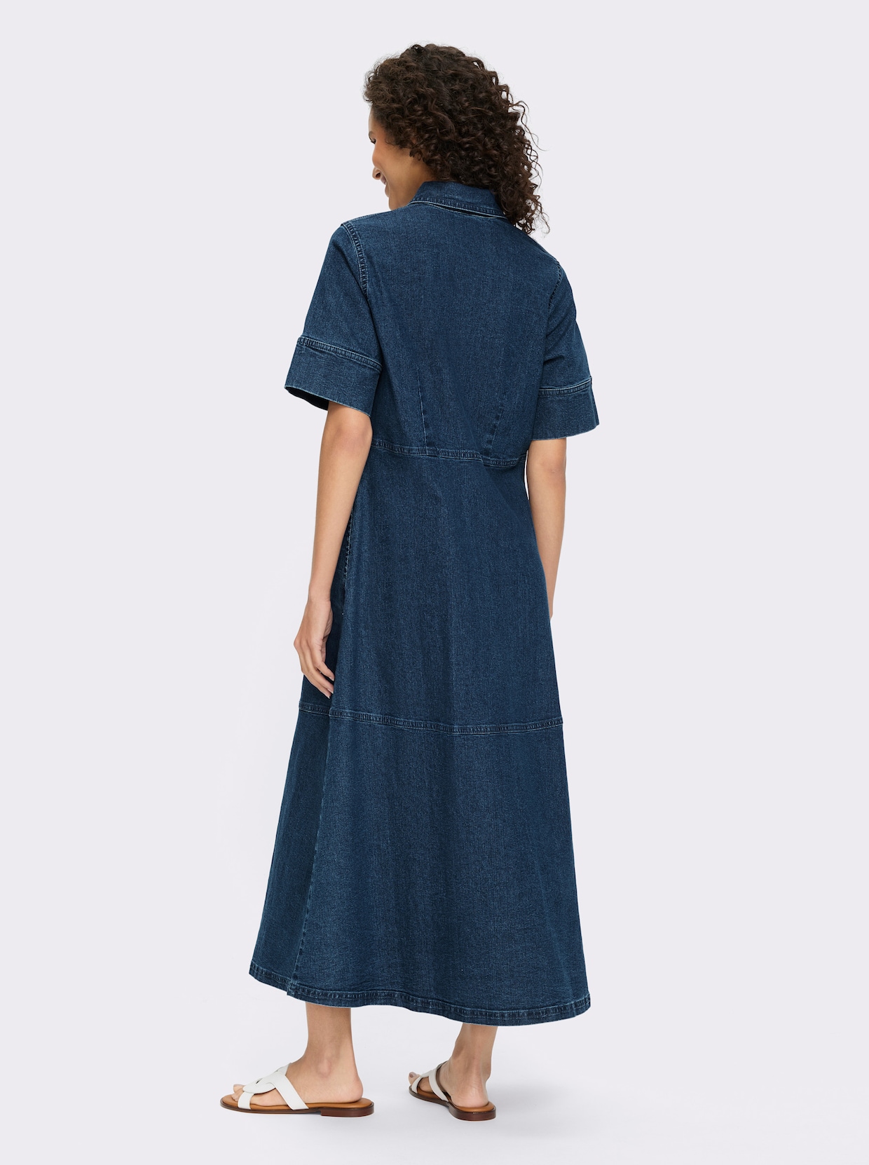 heine Jeanskleid - blue-stone-washed