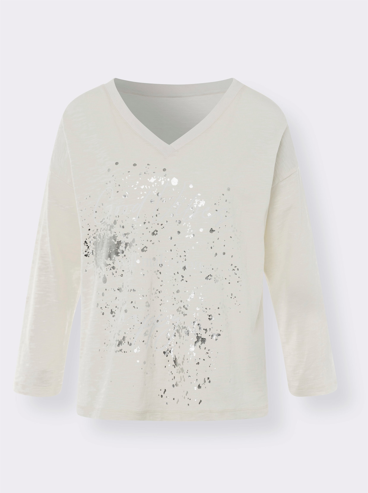 heine Print-Shirt - champagner