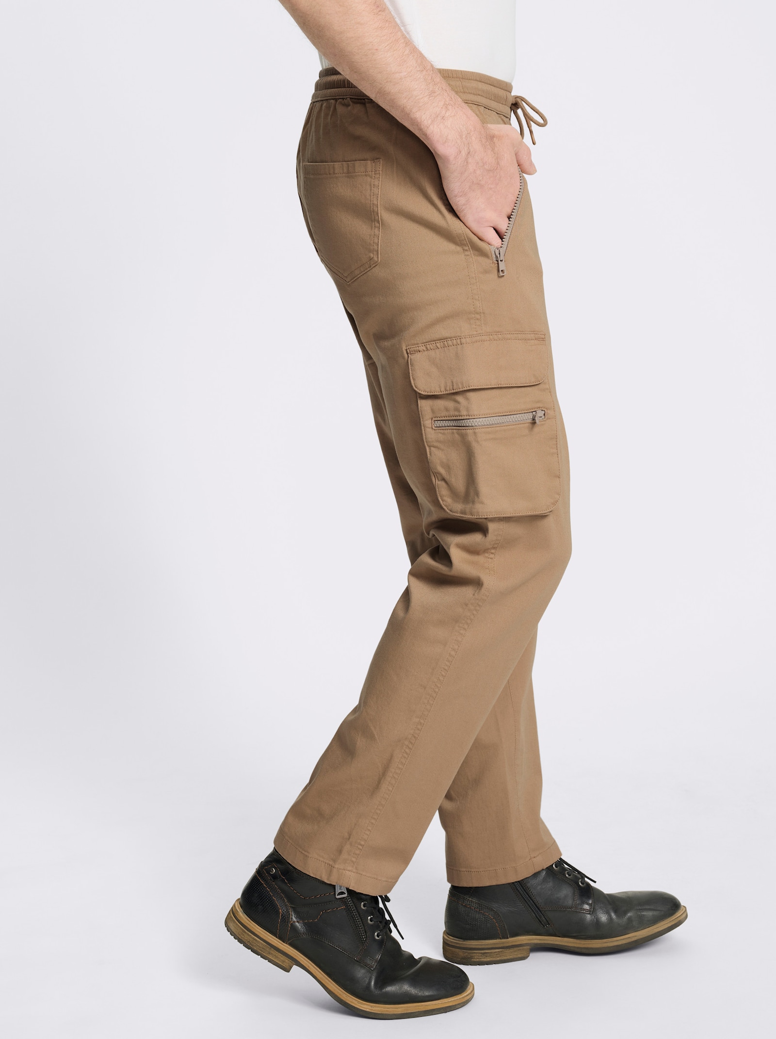 Catamaran Cargohose mit insgesamt 8 Taschen - camel