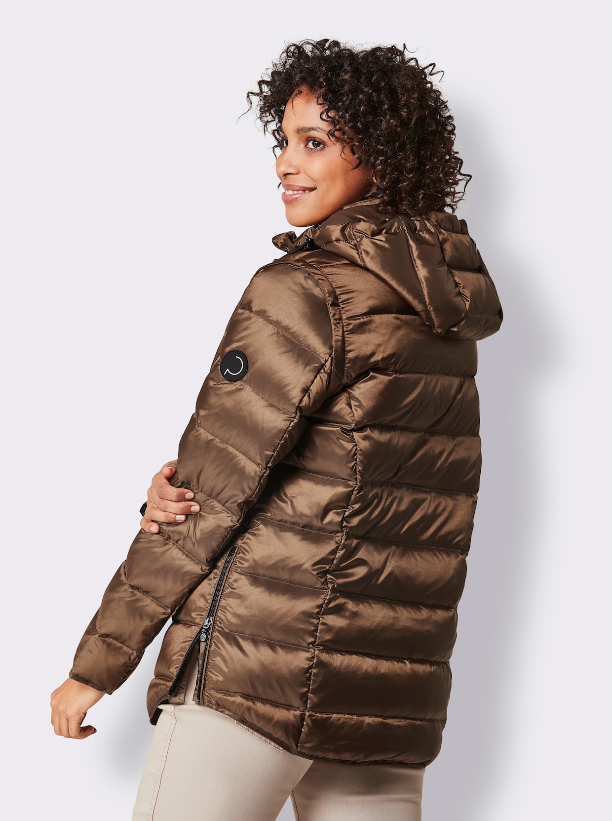 CREATION L PREMIUM Daunen-Steppjacke - braun