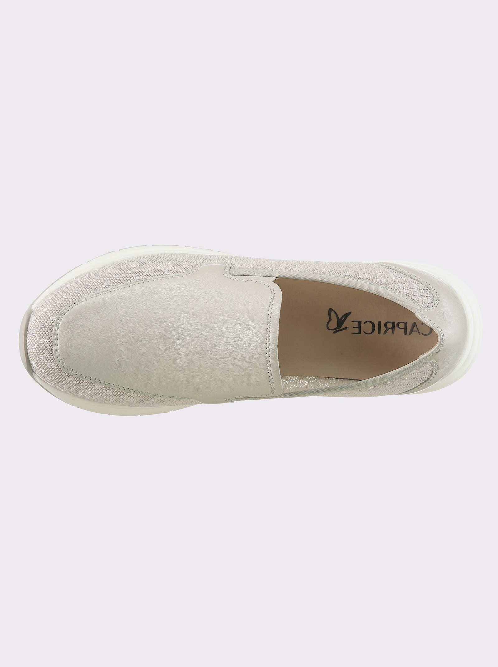 Caprice Slipper mit Schrittdämpfung, von Caprice - hellgrau