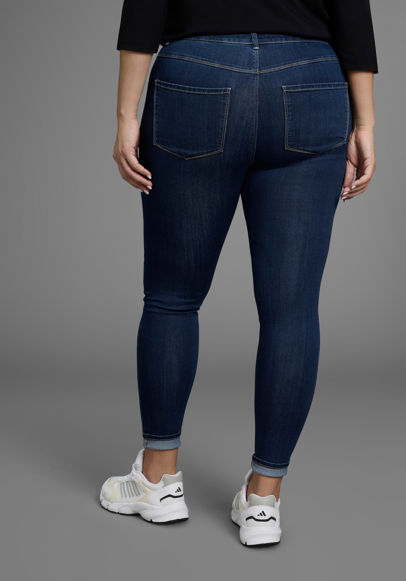 ONLY CARMAKOMA Skinny-fit-Jeans - medium blue denim