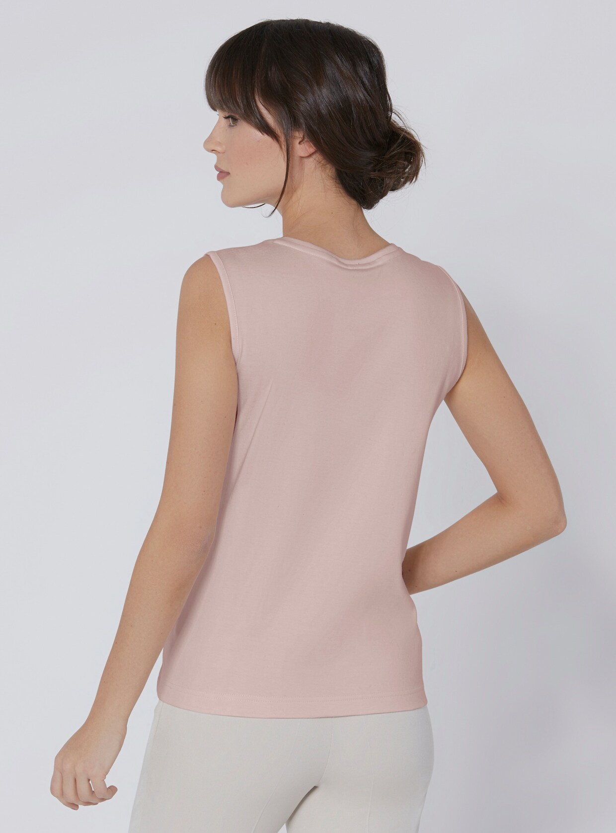 Creation L Premium Baumwoll-Shirttop - rosé