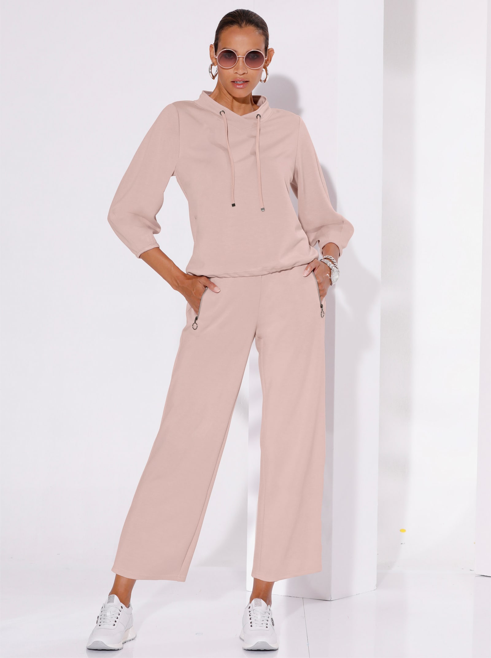 Culotte in heerlijk zachte modalmix - poudre