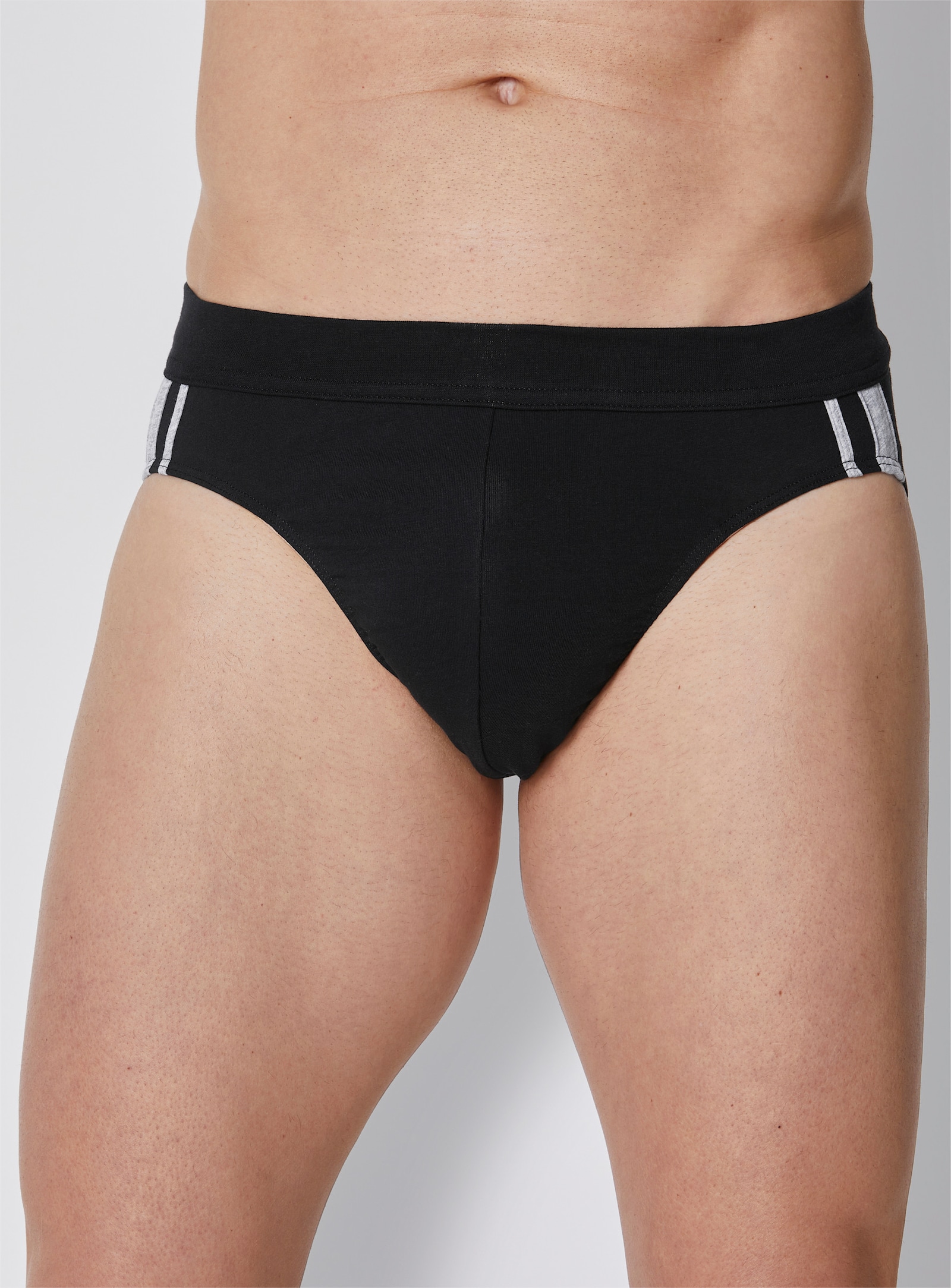 Schiesser Slip - schwarz