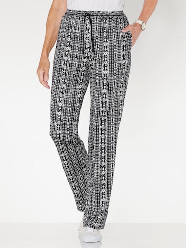 Jerseyhose - schwarz-gestreift