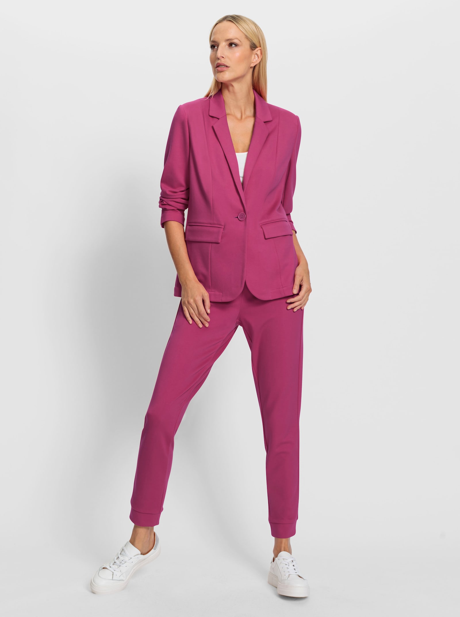 heine Hosenanzug mit 7/8-Hose - fuchsia