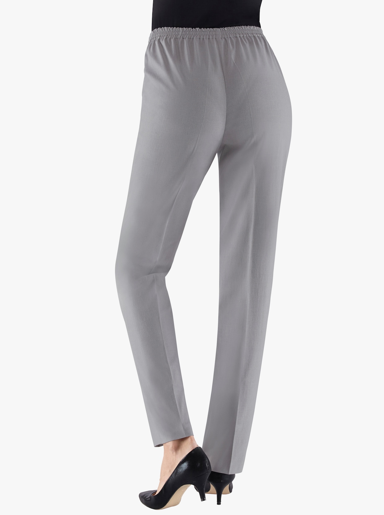 comfortbroek - zilvergrijs