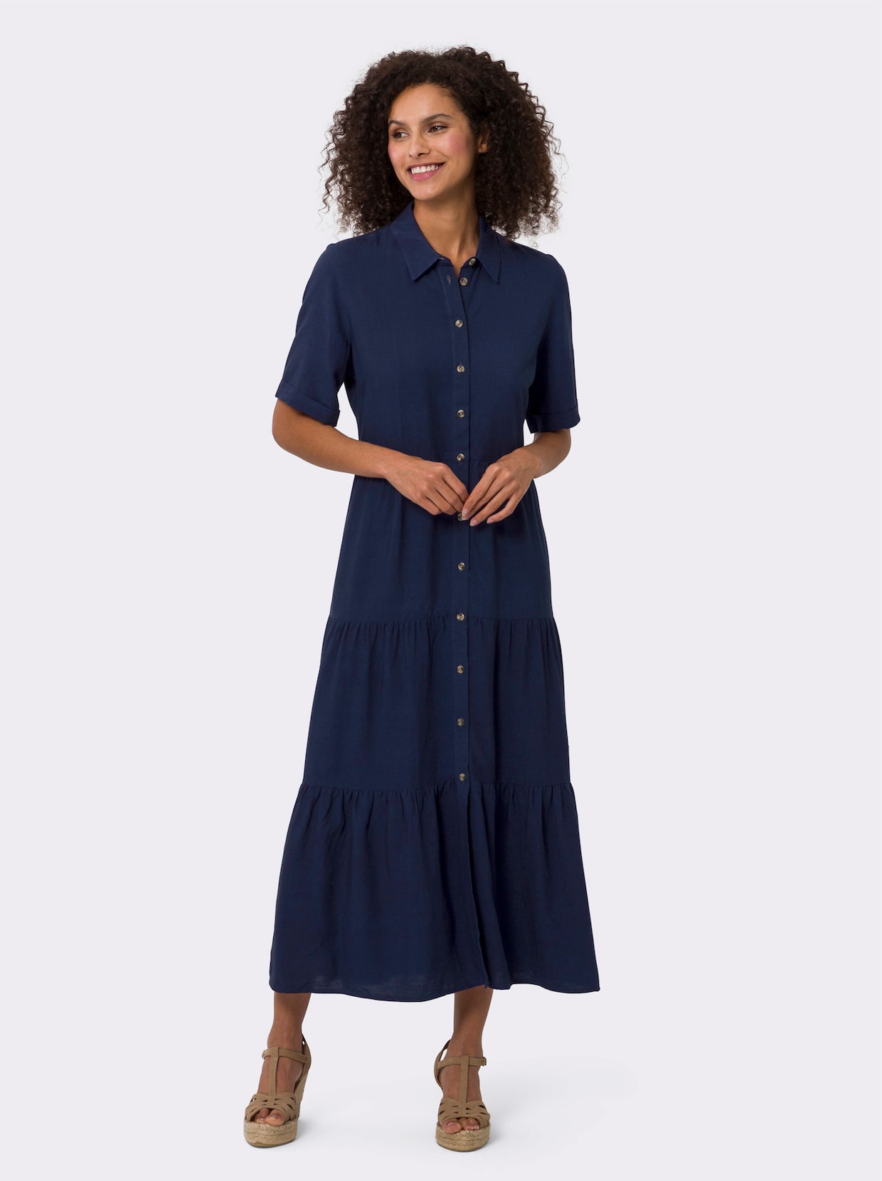 heine Robe-chemisier - marine