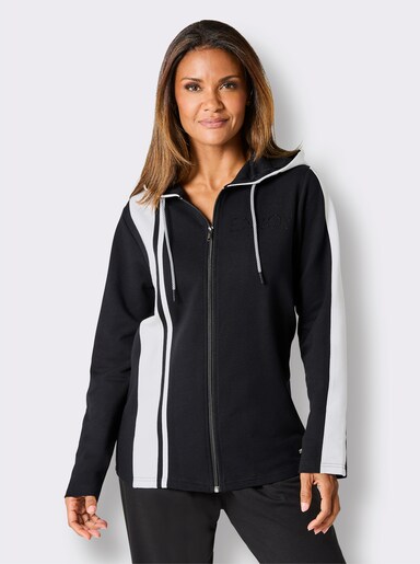feel good Jacke - schwarz-ecru