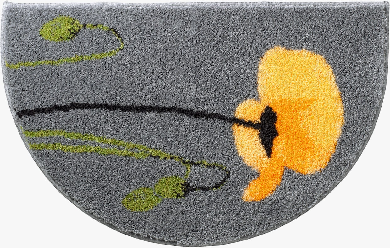 Grund Tapis de bain - gris-jaune