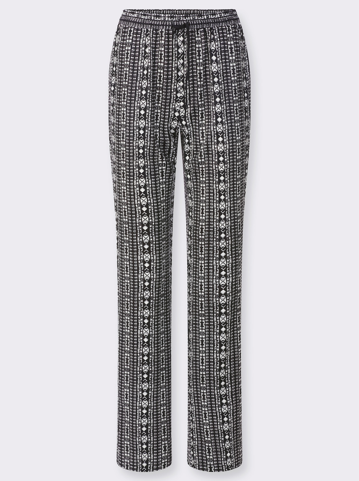 Jerseyhose - schwarz-gestreift