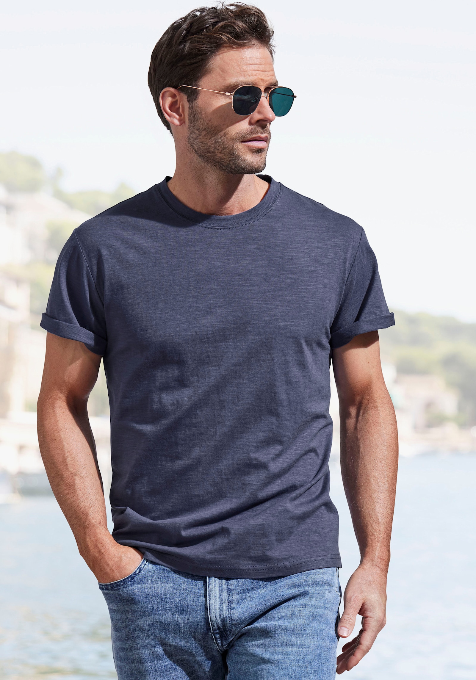 John Devin T-Shirt - blau