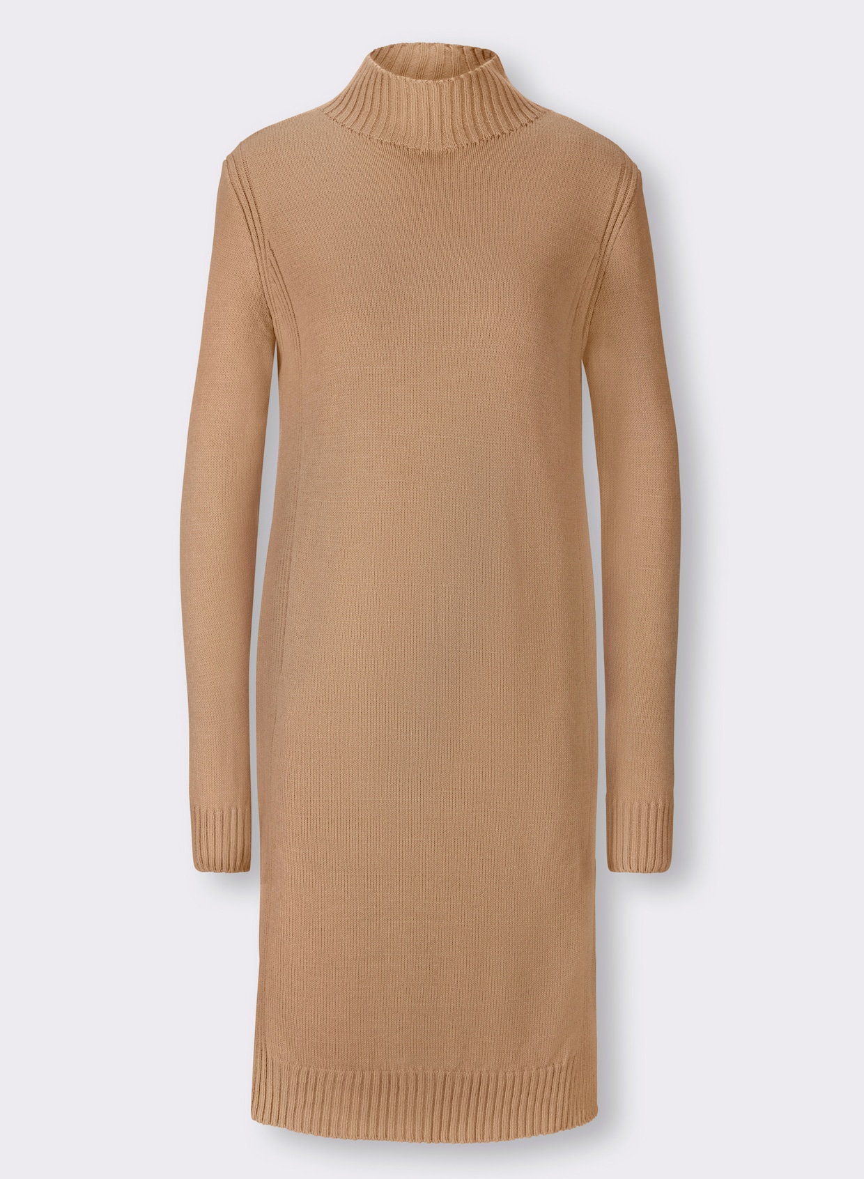 heine Strickkleid - camel