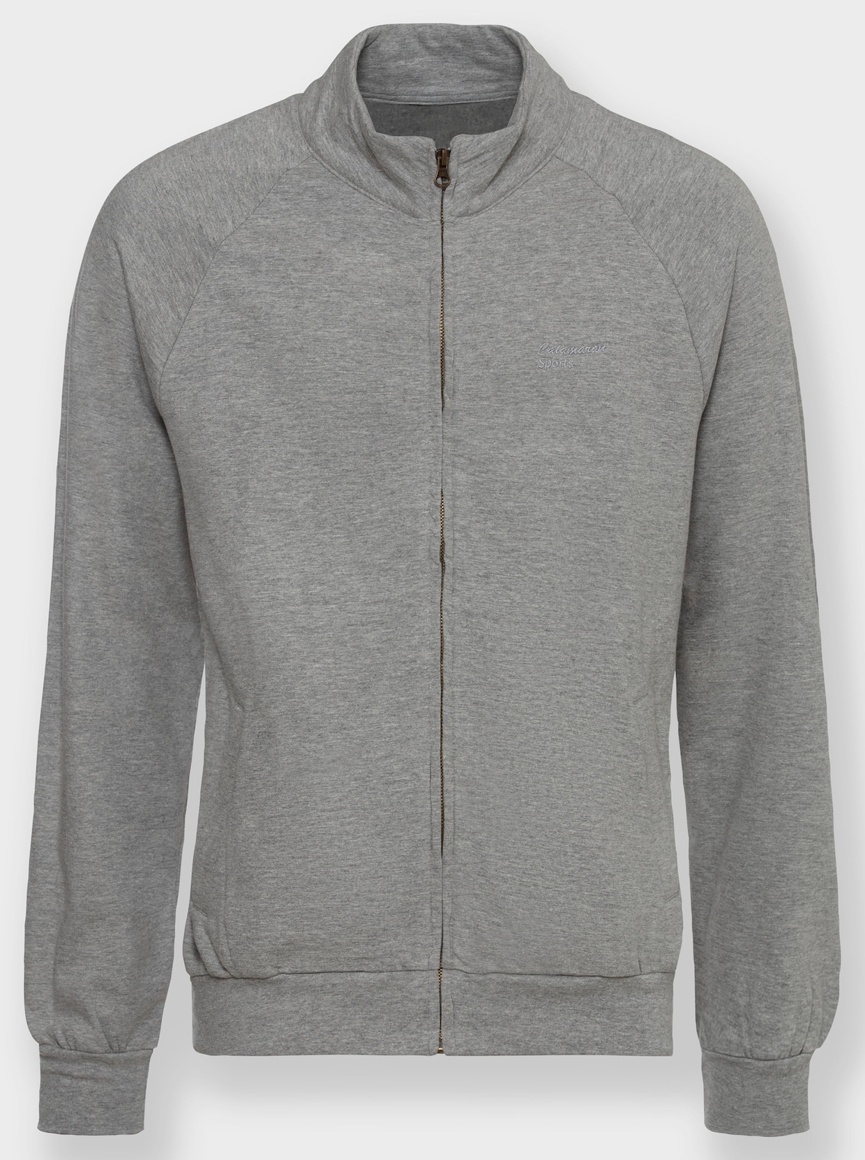 Catamaran Sweatjacke - grau-meliert