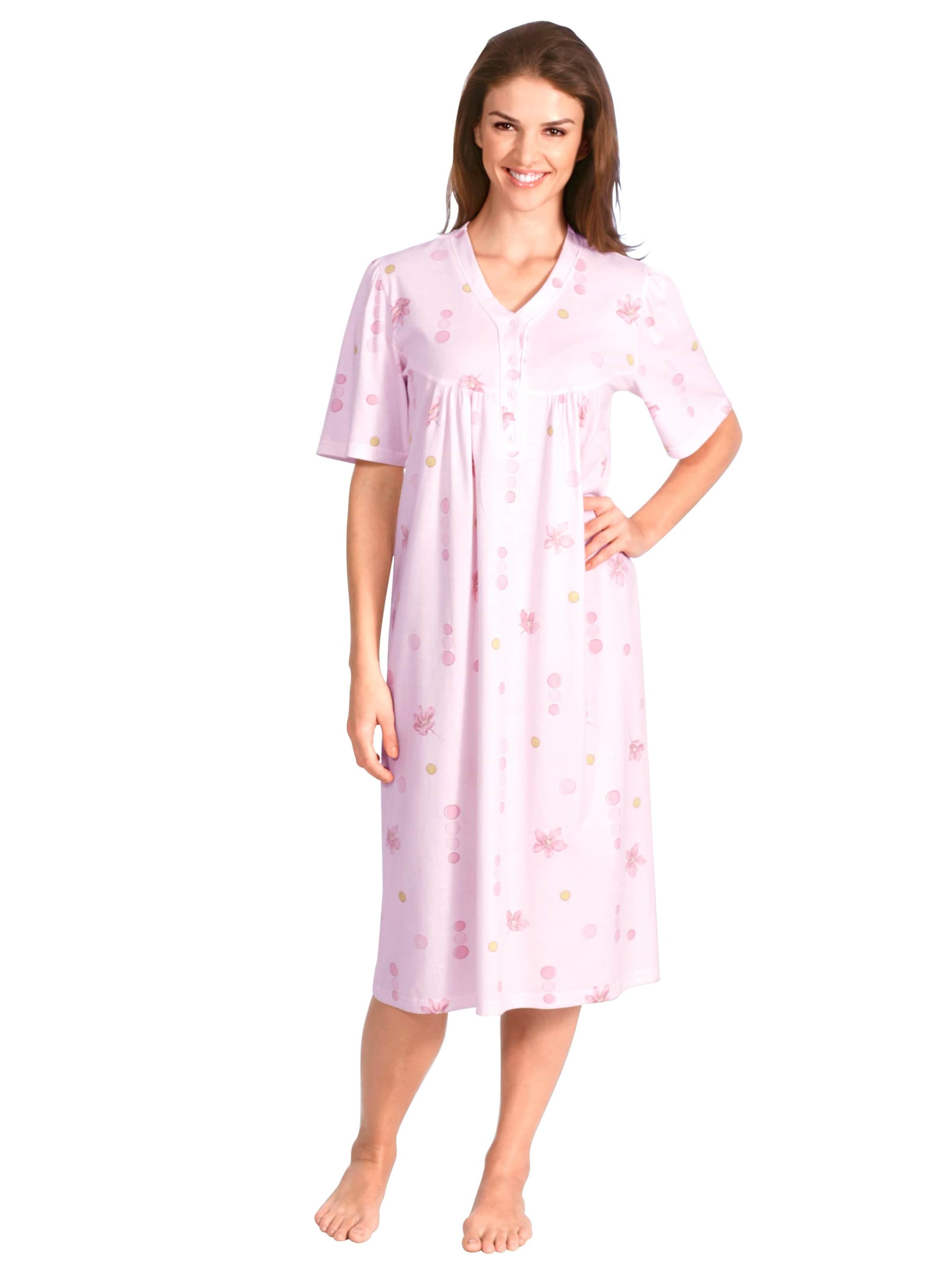 Nachthemd - rosé-bedruckt