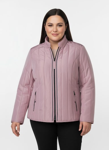 Steppjacke mit Längssteppung - hortensie