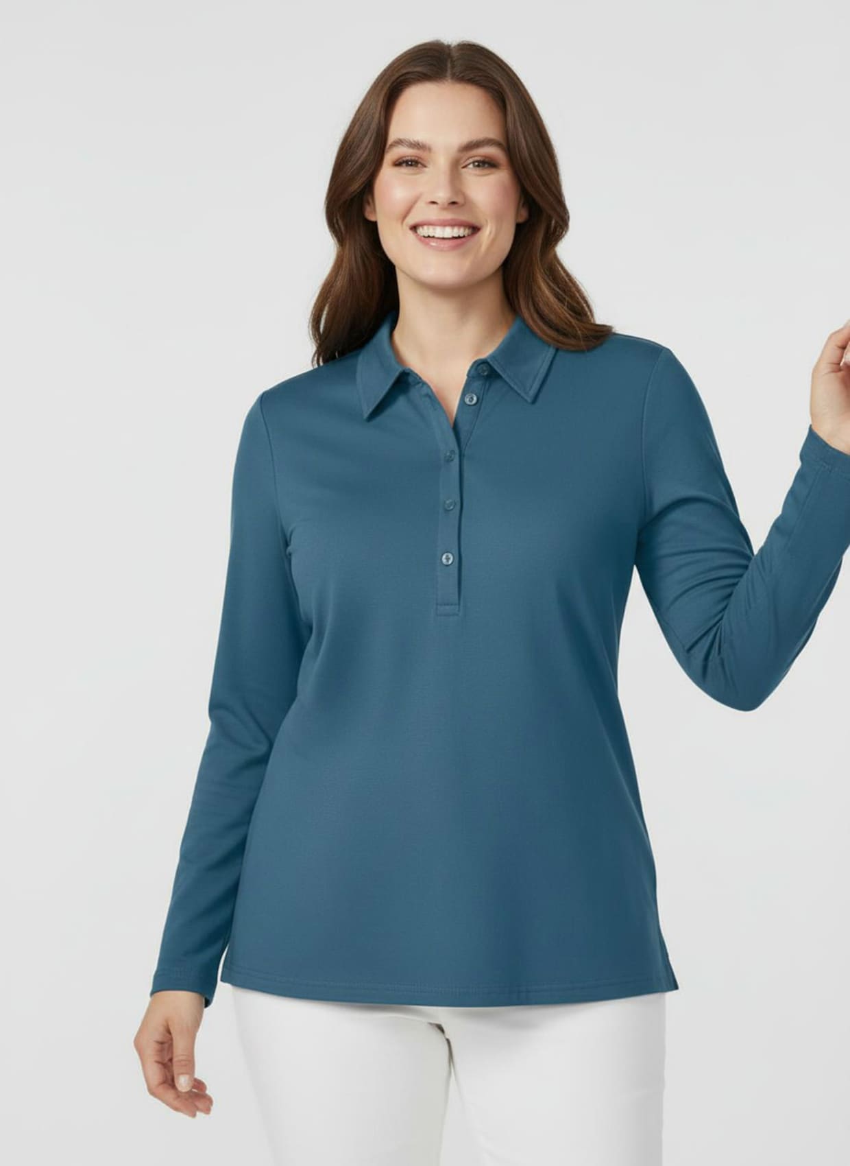 Poloshirt aus Baumwoll-Qualität - topas