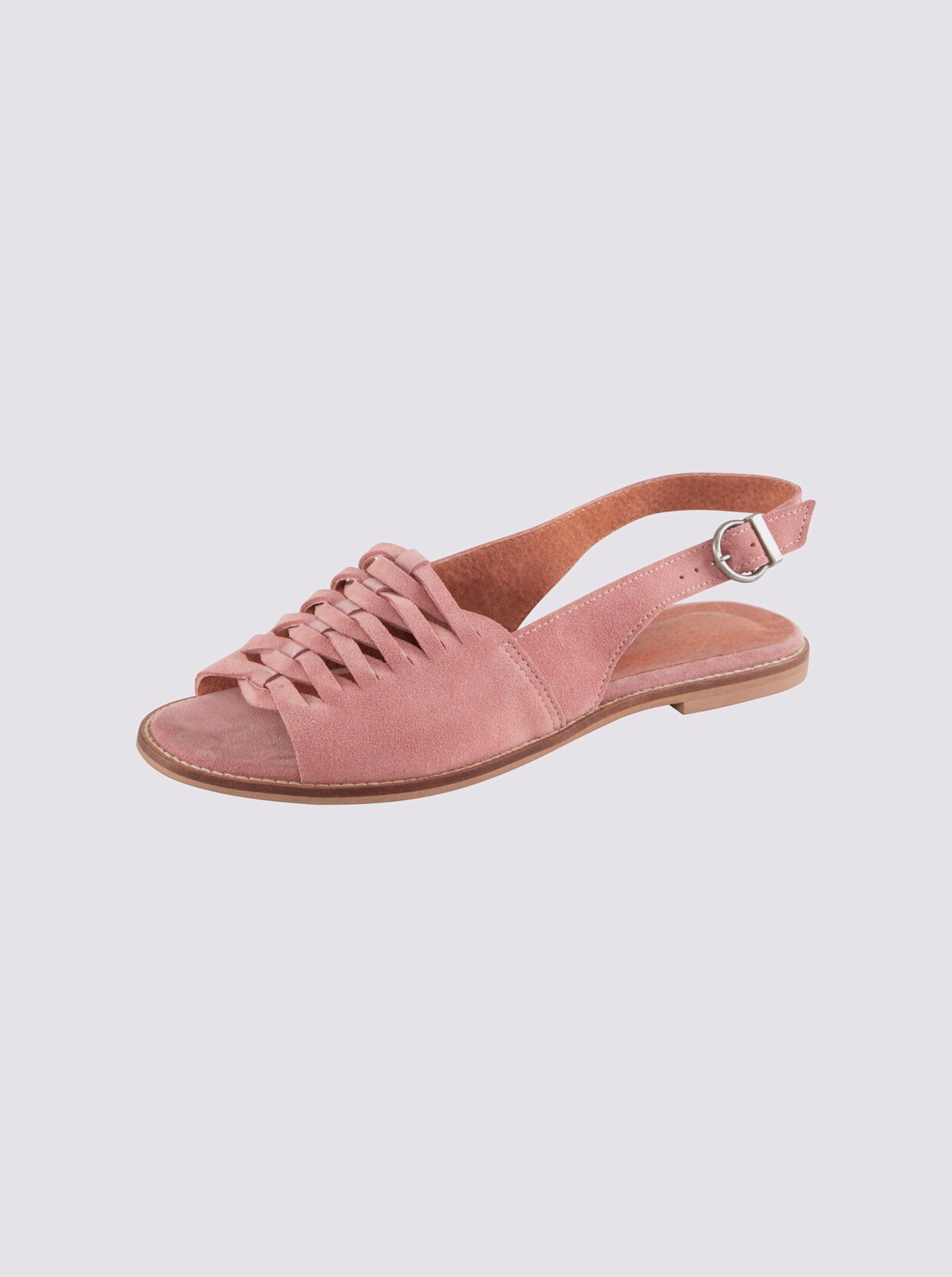 heine Ballerines ouvertes à l'arrière - rose